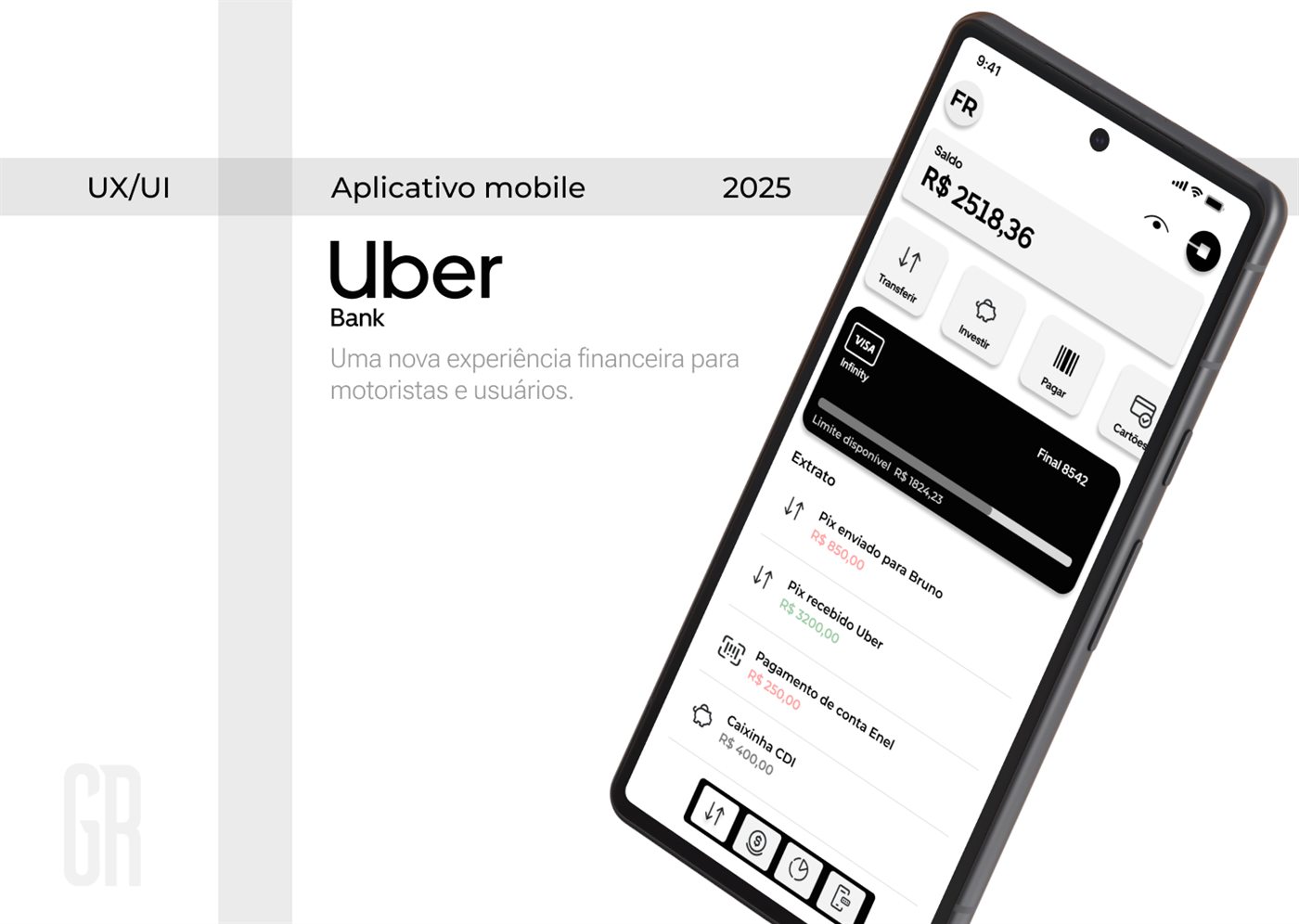Uber Bank — visão geral do estudo