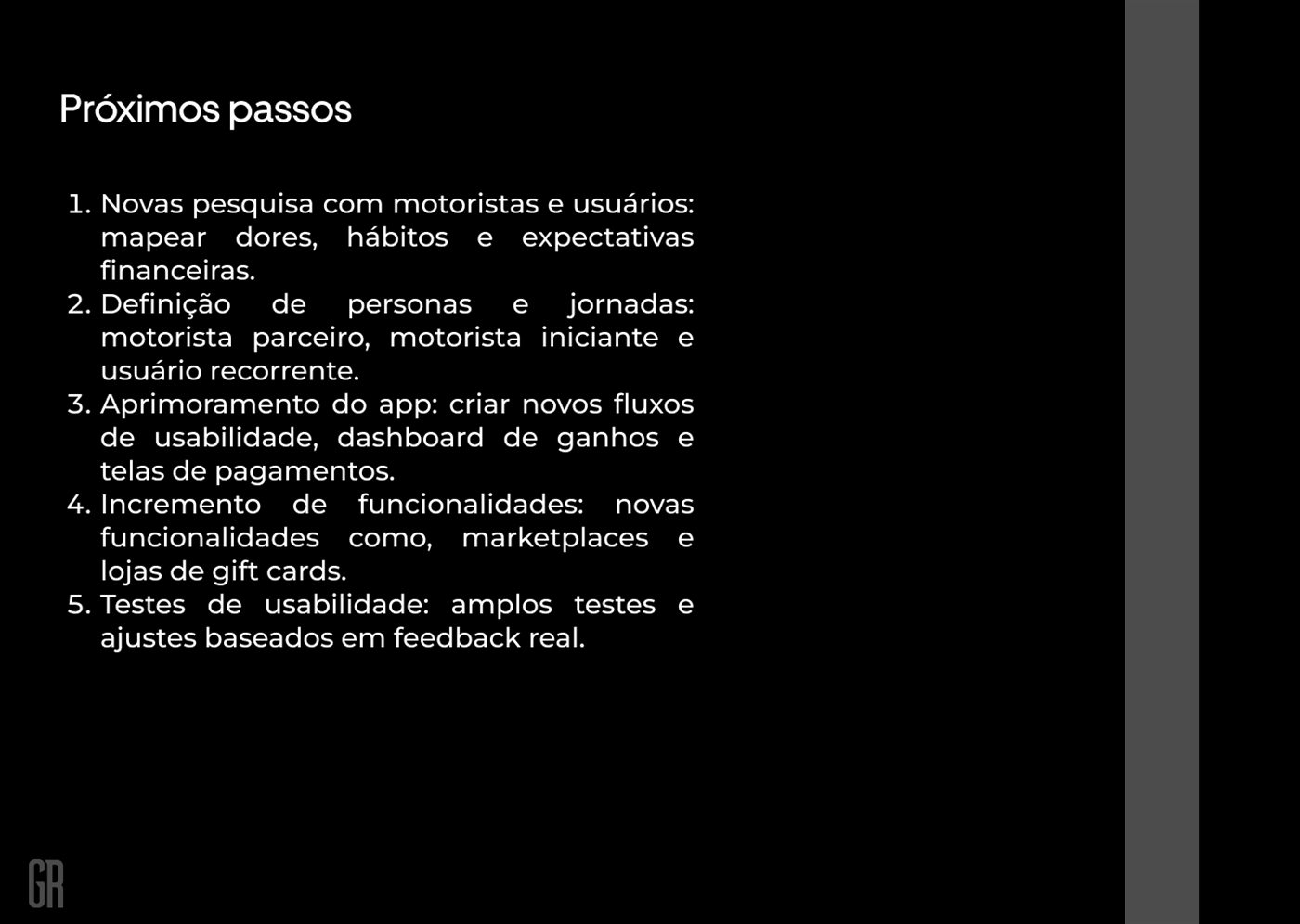 Uber Bank — tela de interface 13